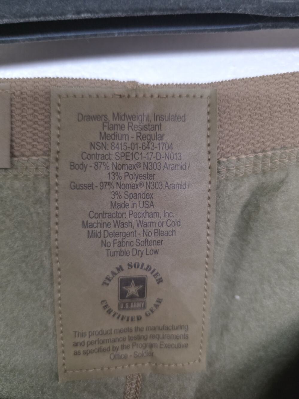 Drawers Midweight Insulated Size Medium Regular